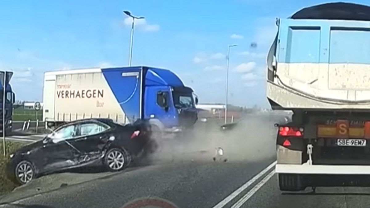 Wypadek został nagrany