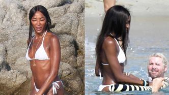 54-letnia Naomi Campbell wygrzewa się na Mykonos. Modelce towarzyszy nowy ukochany (ZDJĘCIA)