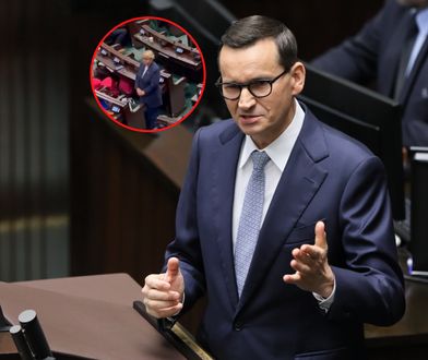 Tak wysłuchała Morawieckiego. Nagranie z Sejmu krąży w sieci