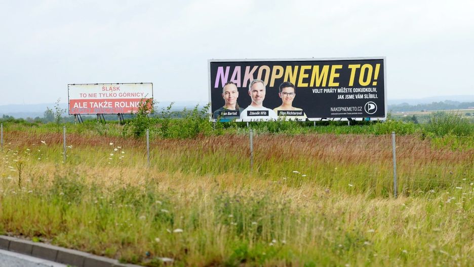 Czeski baner wyborczy