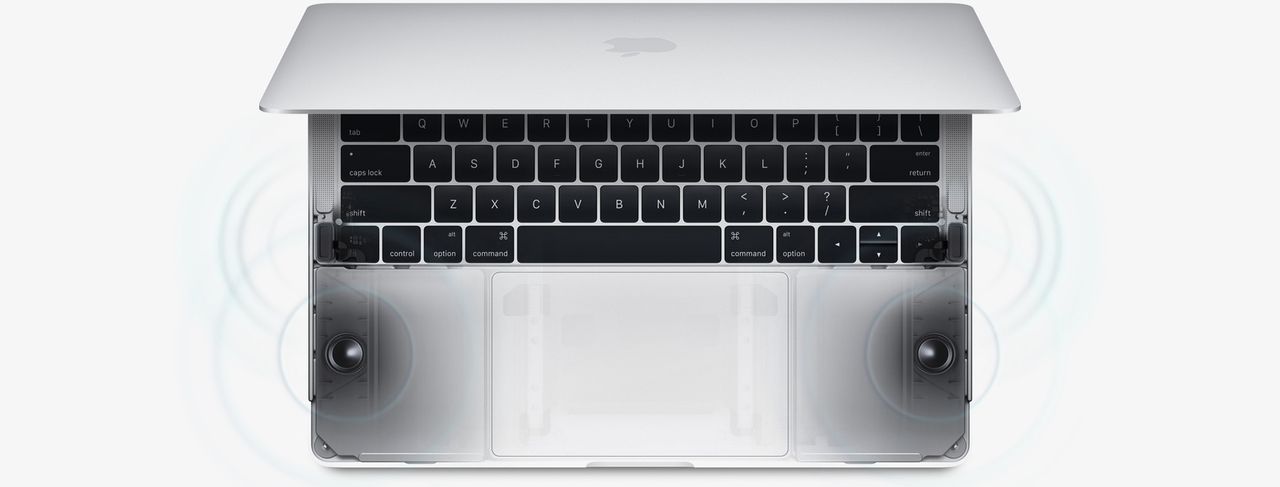 Głośniki nowego MacBooka Pro z Touch Bar