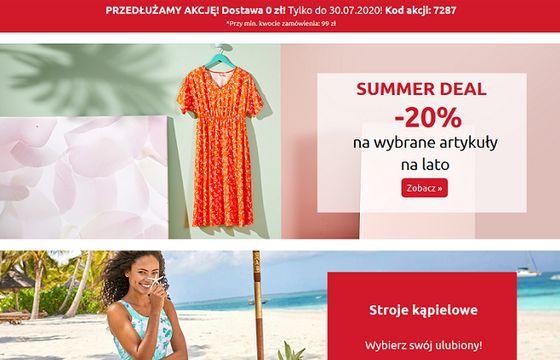 Bonprix.pl z 946 mln zł wpływów i 46 mln zł zysku, w pierwszej fazie epidemii przychody 50 proc. w dół