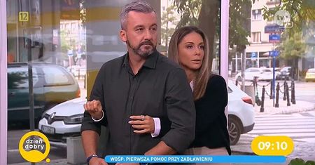 Krzysztof Skórzyński zażartował z Rozenek. Jej reakcja była wymowna