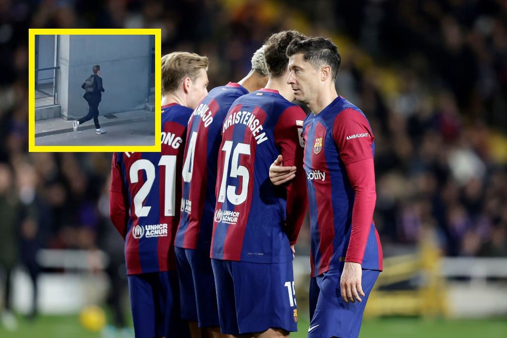 In the photo: FC Barcelona players, in the frame Frenkie de Jong