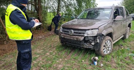 Policyjny pościg na Mazowszu. Padło kilkanaście strzałów