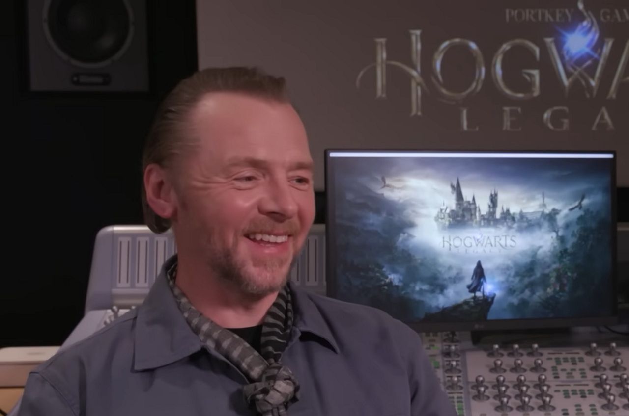 Simon Pegg w Hogwarts Legacy