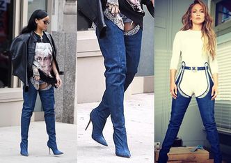 Rihanna przeprosiła kobiety za buto-spodnie, które "zaprojektowała"! (FOTO)