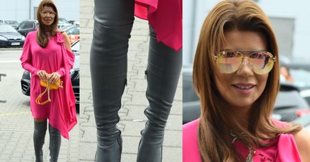 Edyta Górniak w dziwnej kreacji na targach urodowych (ZDJĘCIA)