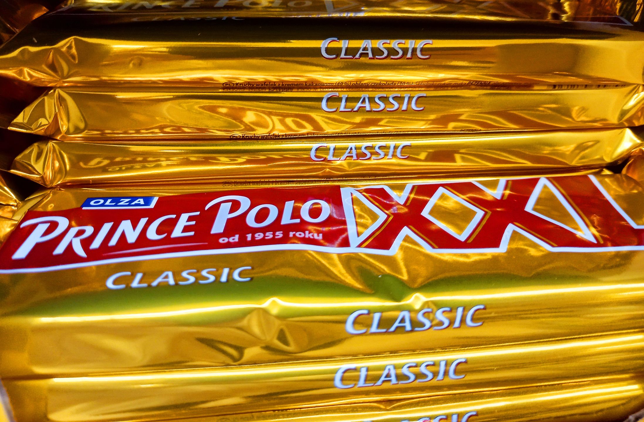 Prince Polo XXL z mniejszą gramaturą