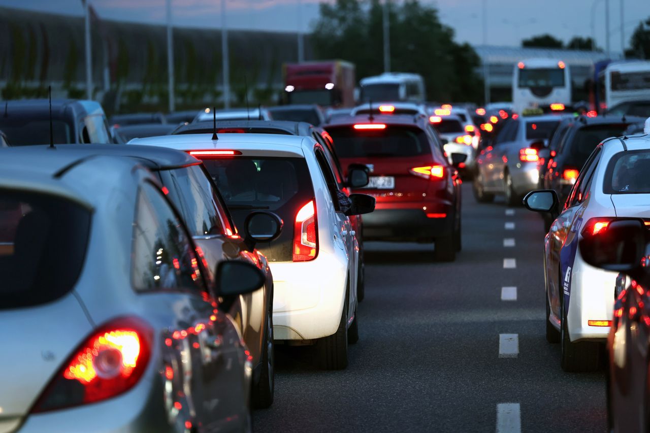 Zator na autostradzie A6 pod Szczecinem. Kierowcy utknęli między Podjuchami a Kluczem