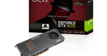 Galax GeForce GTX 1070 w 1-slotowej wersji Katana