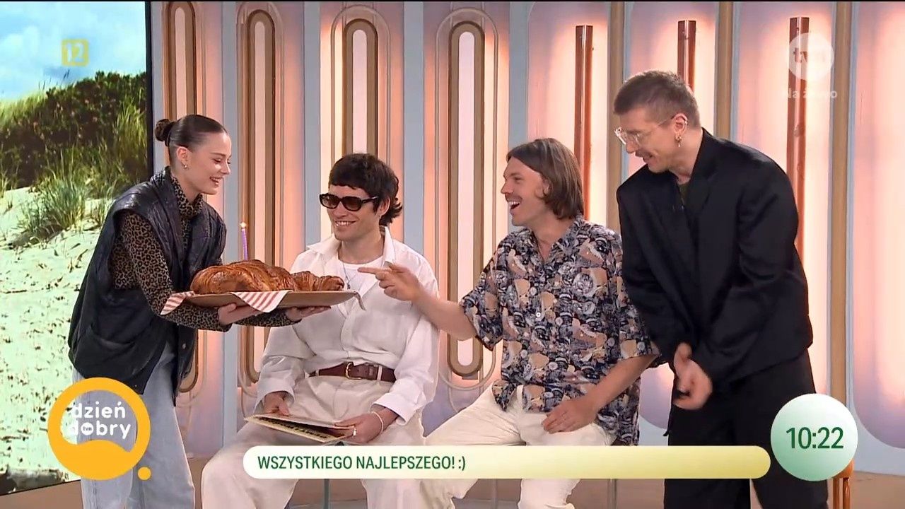 Kasia Sawczuk uraczyła ukochanego wielkim croissantem