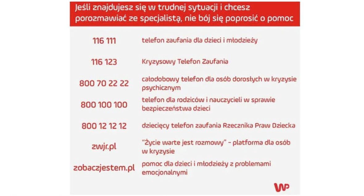 Jeśli jesteś w trudnej sytuacji, nie bój się prosić o pomoc