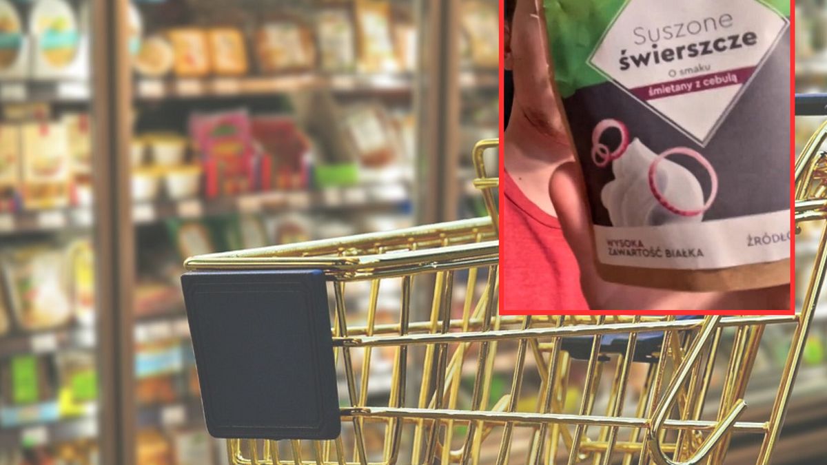 Kupił suszone świerszcze w Carrefour. 