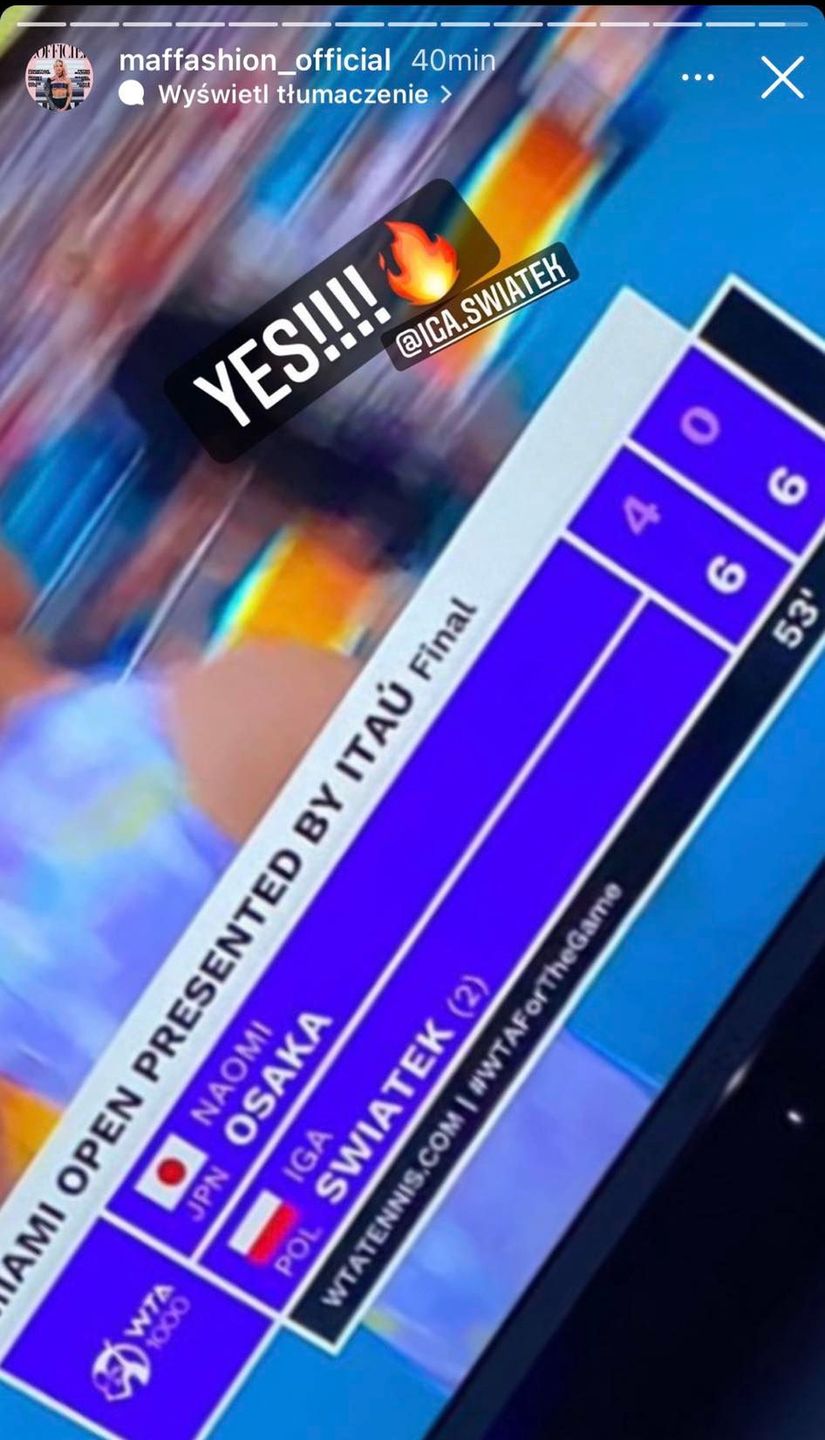 Gwiazdy gratulują sukcesu Idze Świątek