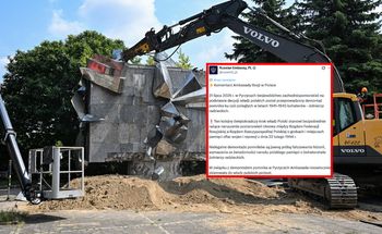 "Świętokradczy krok". Ambasada Rosji uderza w Polskę