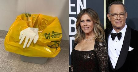 Tom Hanks i Rita Wilson zakażeni koronawirusem. Fani na zdjęciu ze szpitala dopatrują się ukrytego przekazu... (FOTO)