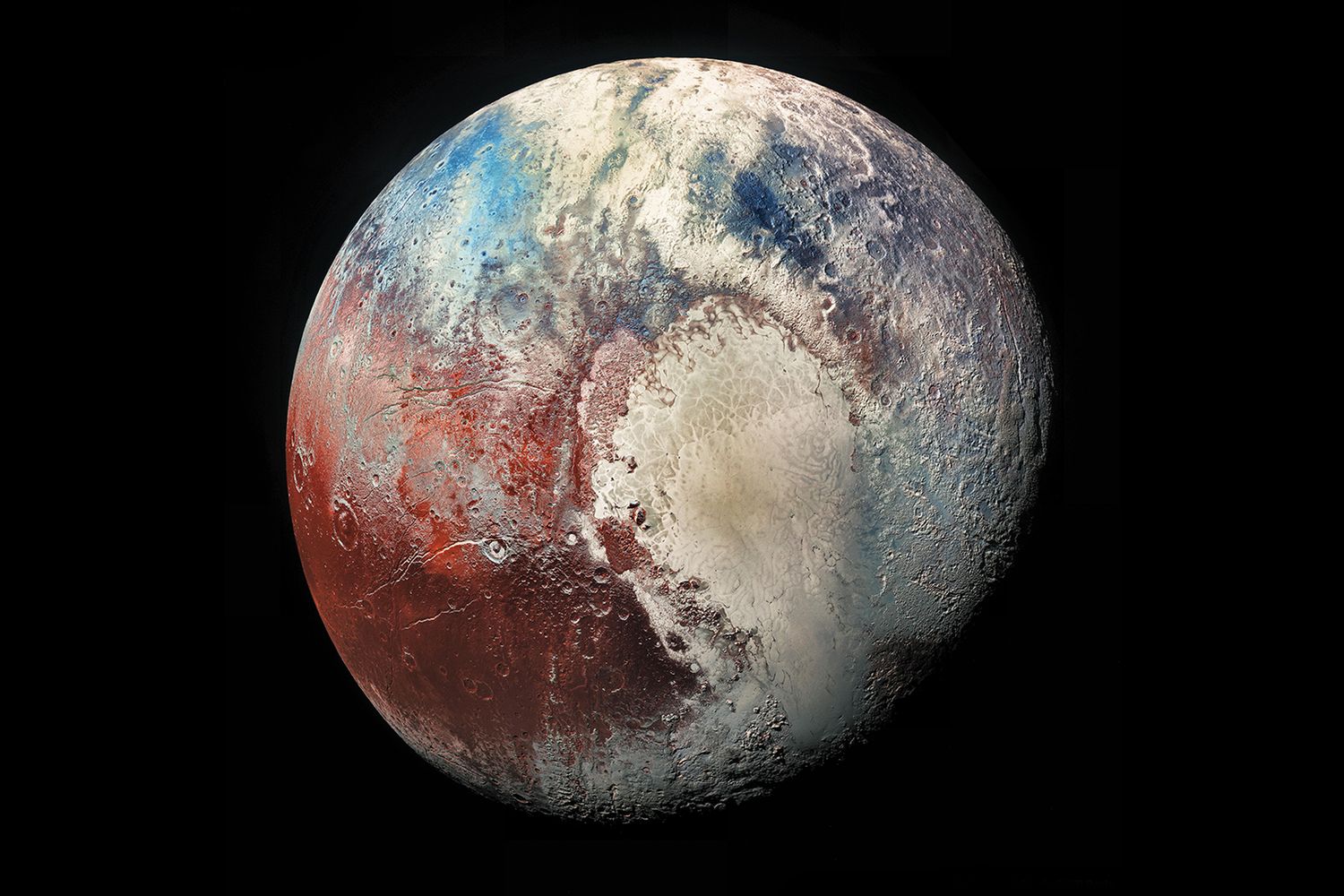 NASA pokazała zdjęcie Plutona w podczerwieni. Jest niesamowity! 1