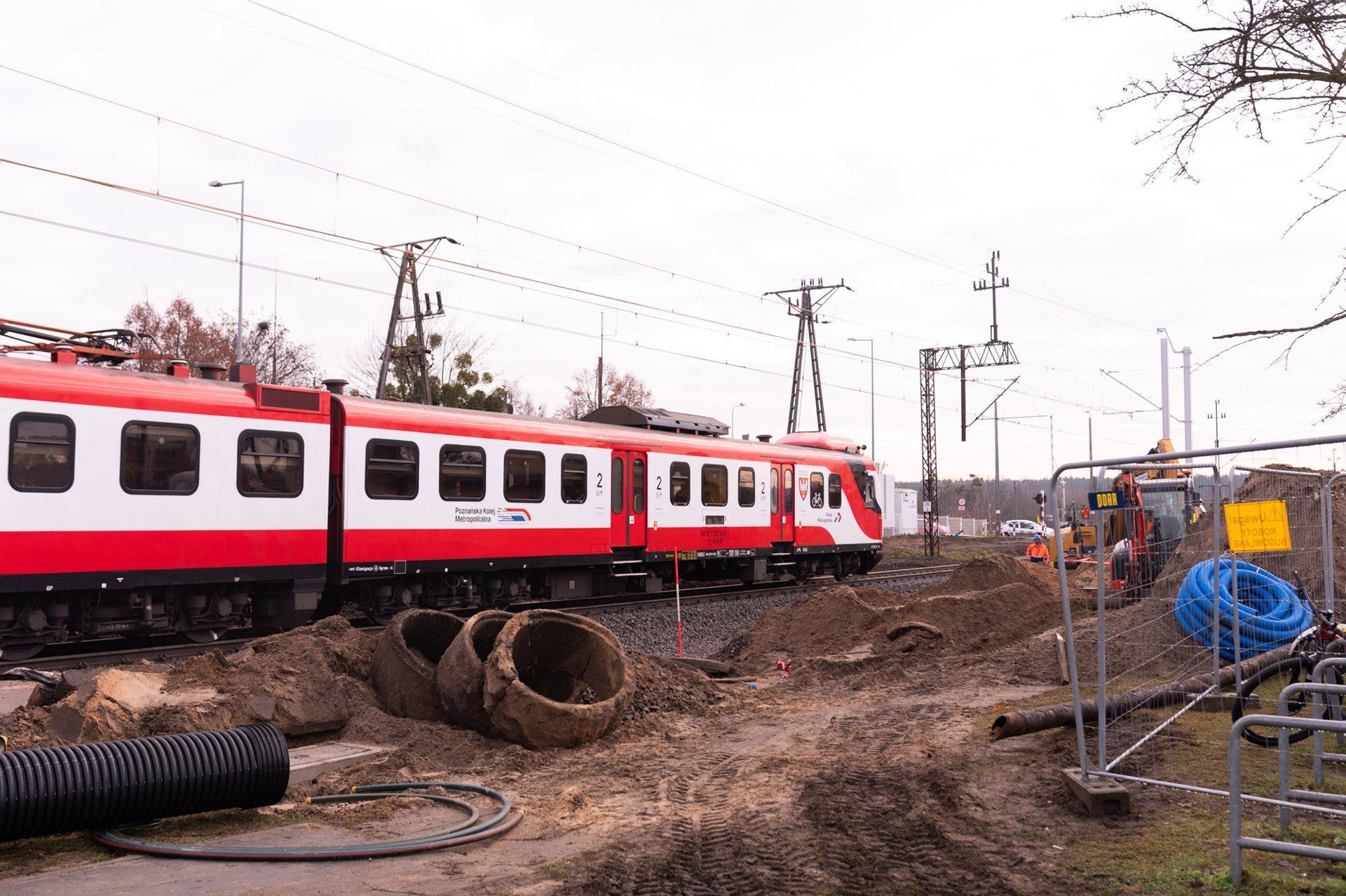 Nowy peron w Obornikach Wielkopolskich Miasto