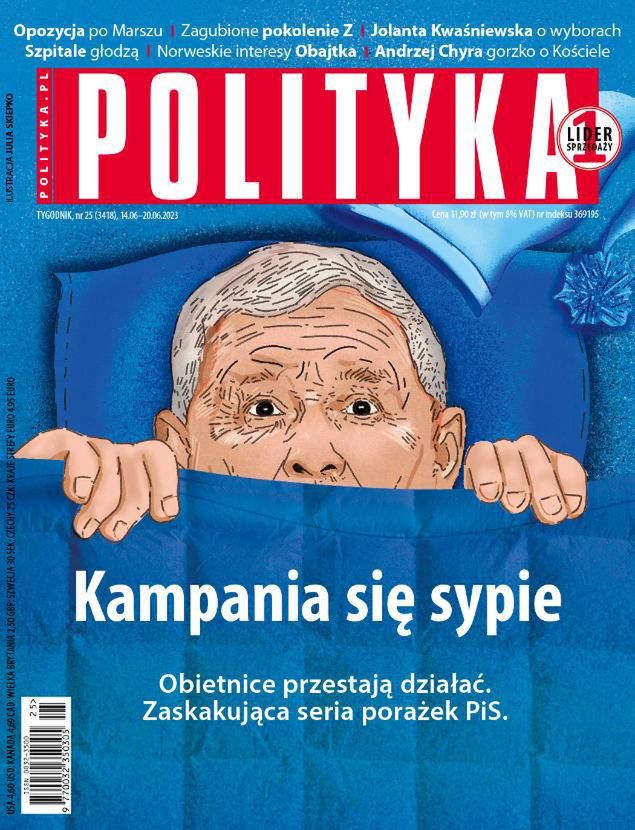 Okładka tygodnika "Polityka"