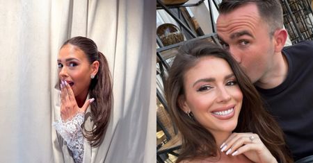 Tajemnicza Klaudia Halejcio wyłania się zza zasłony z pierścionkiem i ZAPOWIADA: "Nic nie powiem! Ale będą znaki" (FOTO)