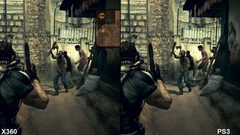 Resident Evil 5 - wideoporównanie 1