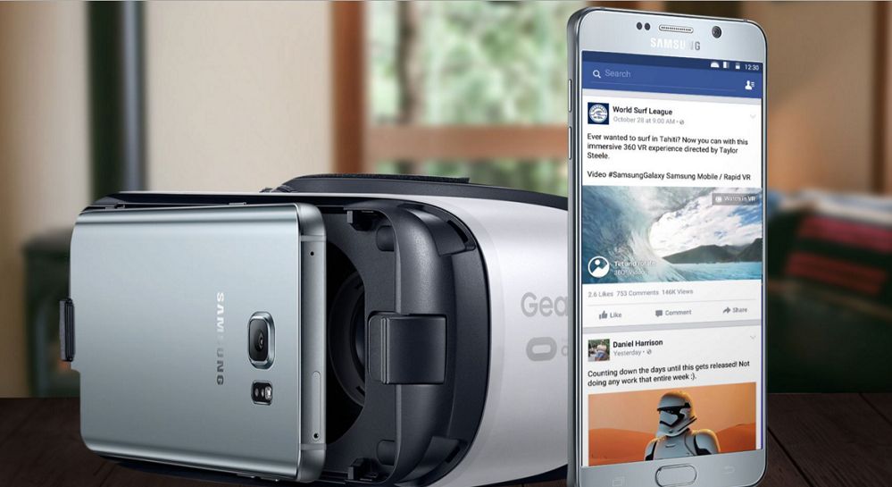 Samsung Gear VR: na Facebooku można oglądać filmy w 360-stopniach