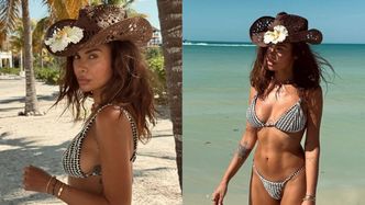 Natalia Siwiec pręży umięśnione ciało na plaży w Meksyku (ZDJĘCIA)
