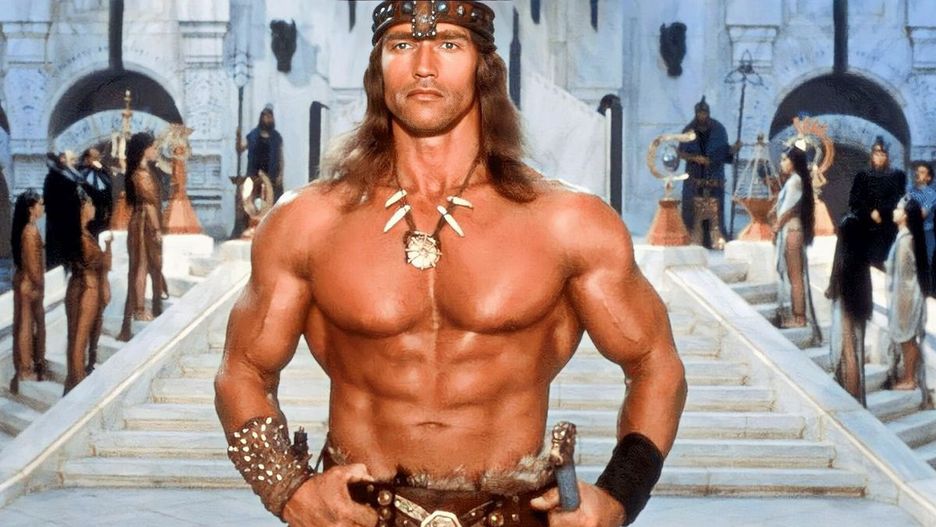 Arnold Schwarznegger jako Conan