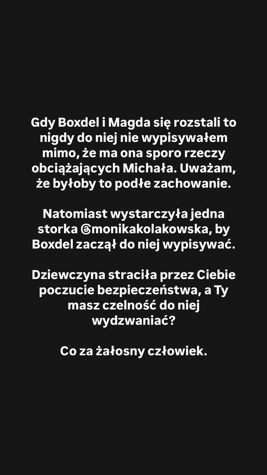 Wardęga odpowiada Boxdelowi