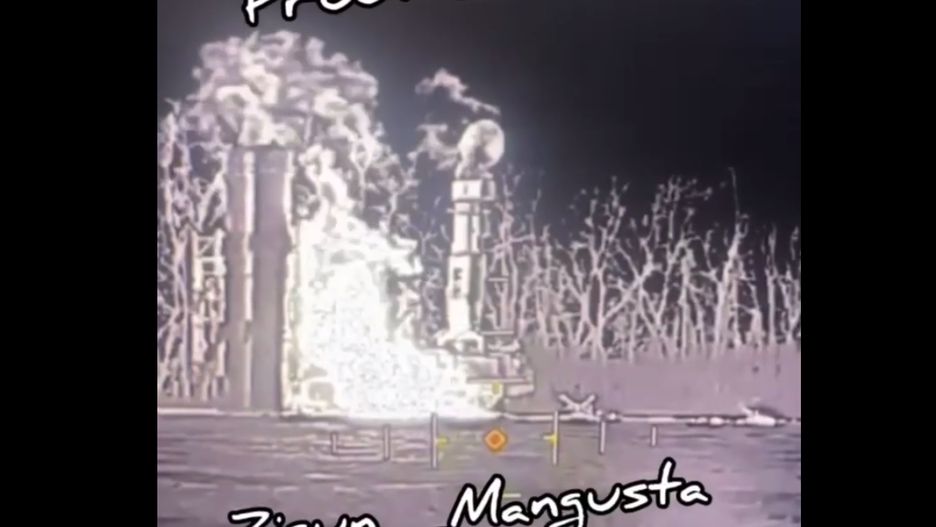 Wyrzutnia systemu S-300W4 zbombardowana przez Ukraińców.