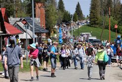 Najazd turystów na Zakopane. Tłumy nad Morskim Okiem