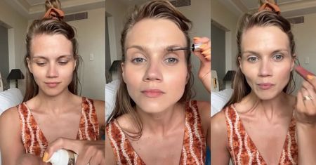 Agnieszka Kaczorowska prezentuje makijaż NA PLAŻĘ. Fanka: "Biedna, macierzyństwo cię dojeżdża"