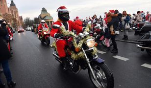 Mikołaj przesiadł się na motocykl. Mikołajkowe akcje w wielu miastach