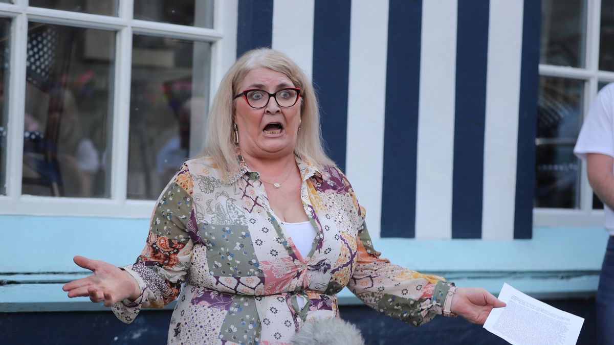 Arlene Arkinson murder
Kathleen Arkinson, sister of murdered schoolgirl Arlene Arkinson, speaking to the media after a coroner delivered his findings outside Omagh Courthouse in County Tyrone in the case of the missing schoolgirl. Picture date: Wednesday July 21, 2021. (Photo by Niall Carson/PA Images via Getty Images)
Niall Carson - PA Images