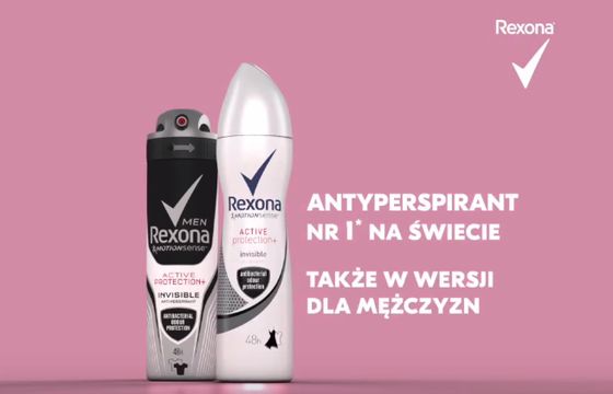 Rexona reklamowana jako „antyperspirant nr 1 na świecie” (wideo)