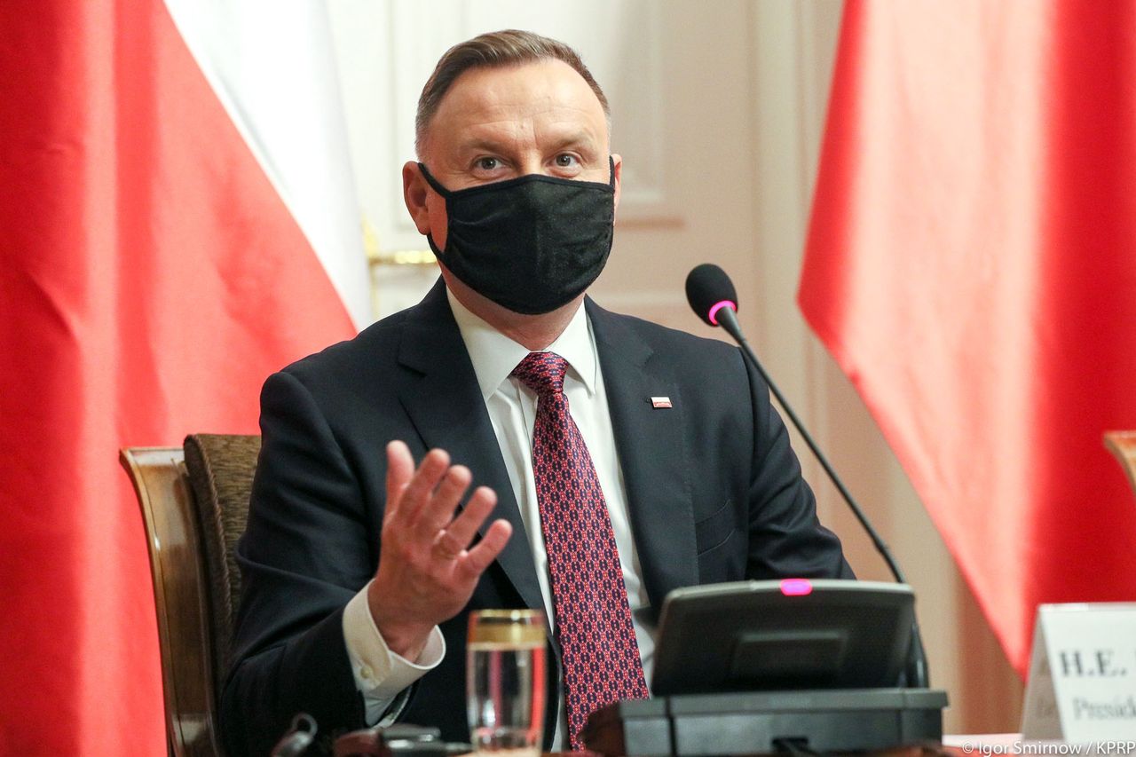 Szczepionka na COVID. Prezydent Andrzej Duda złożył deklarację