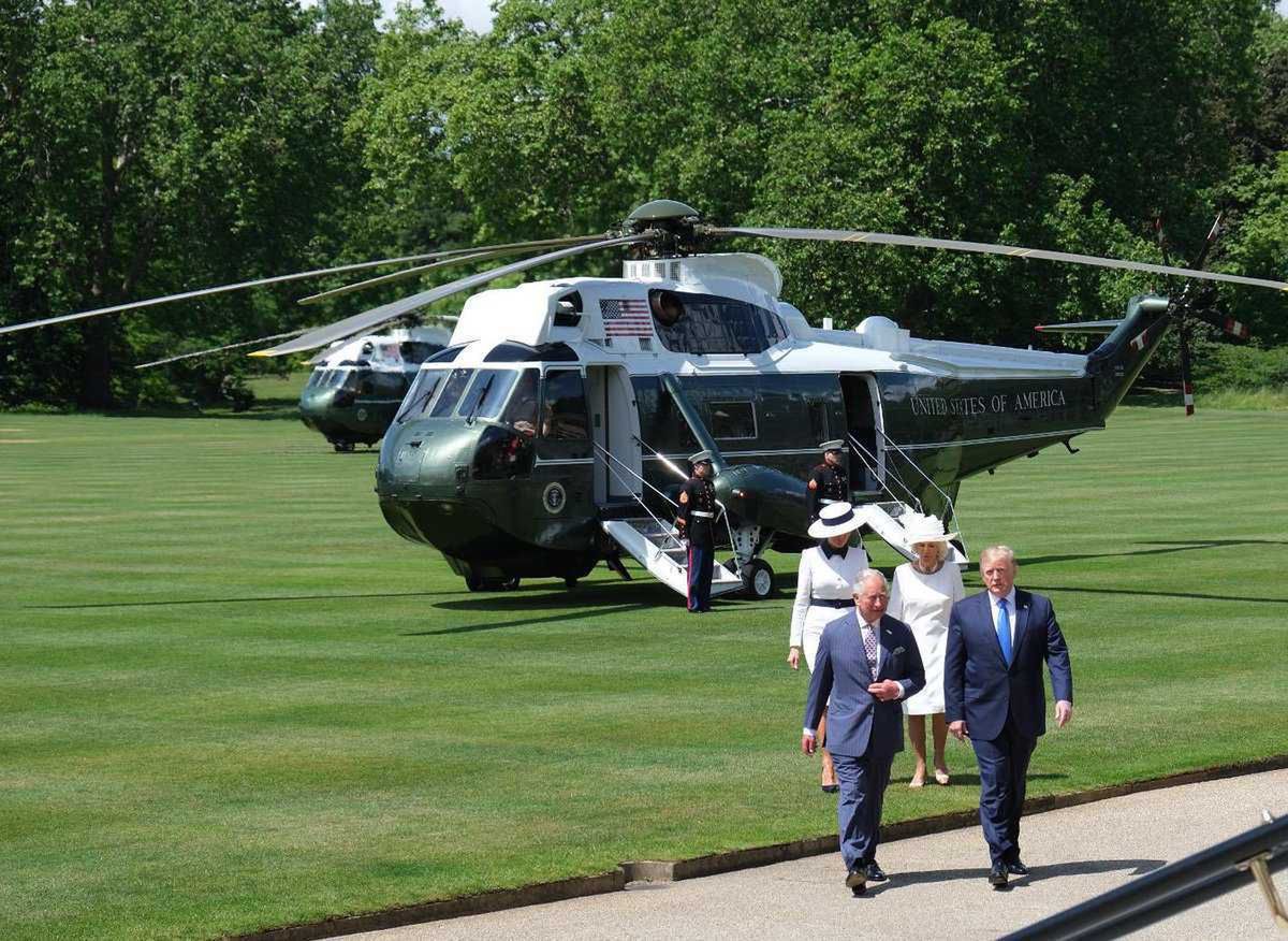 Donlad Trump przyleciał do Wielkiej Brytanii