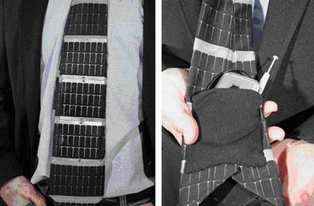 Solarny krawat, dla biznesmanów uzależnionych od telefonu