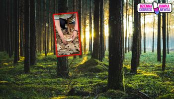 Ale jej się trafiło na Podlasiu. Aż zrobiła duże oczy