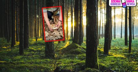 Ale jej się trafiło na Podlasiu. Aż zrobiła duże oczy