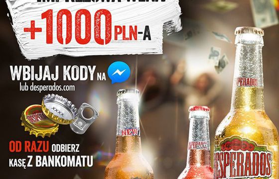 Desperados z innowacyjną loterią wykorzystującą Blik