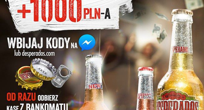 Desperados z innowacyjną loterią wykorzystującą Blik