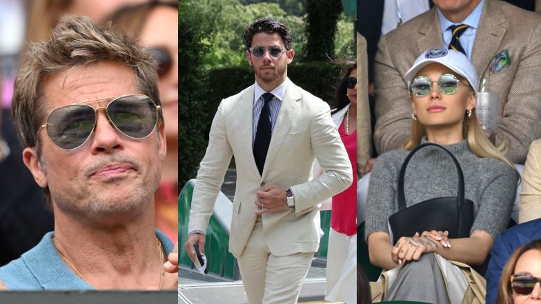 TŁUM gwiazd na finale Wimbledonu: Brad Pitt, Ariana Grande, Emma Watson, Daniel Craig i WIELU innych (ZDJĘCIA)