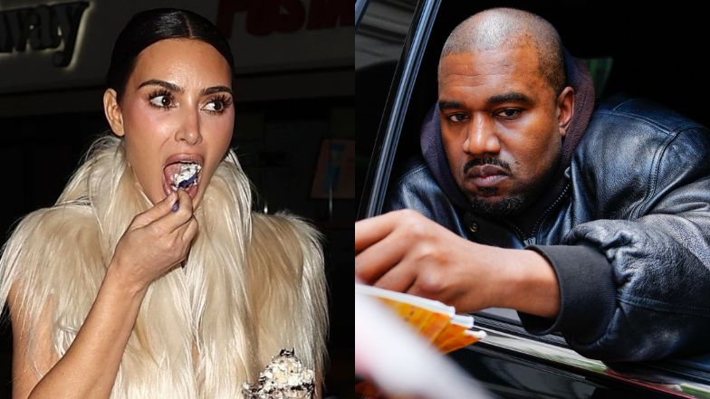 Kim Kardashian zajada się lodami po kłótni z Kanye Westem