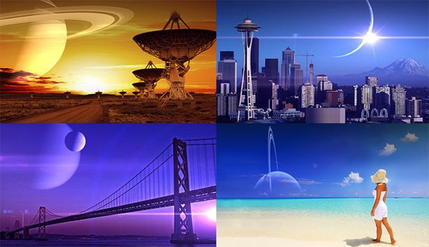 Aplikacja Dnia: Alien Sky - zamień zdjęcia w odjazdowe kosmiczne plenery 2