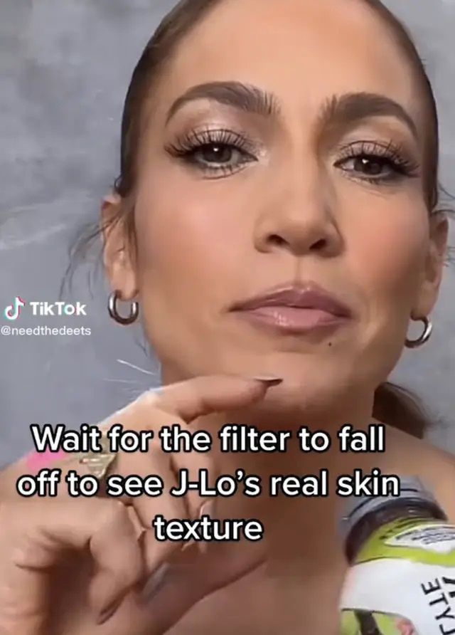 Jennifer Lopez wywołała dyskusję na temat filtrów i cery