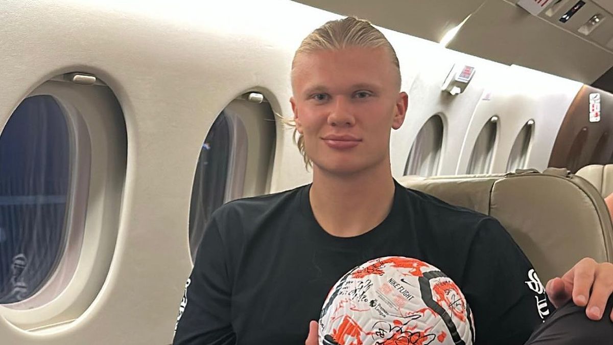 Na zdjęciu Erling Haaland
