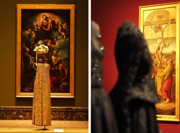 Kobiece kreacje, Matka Boska i umierający Jezus. Tak połączyli to Włosi