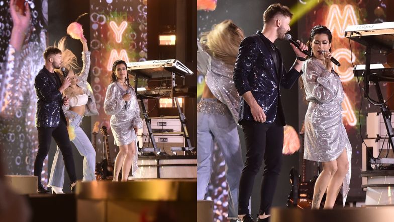 Maja Hyży na scenie Wakacyjnej Trasy Dwójki